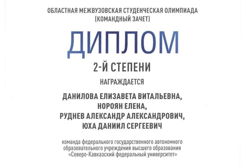 Победа команды Юридического института